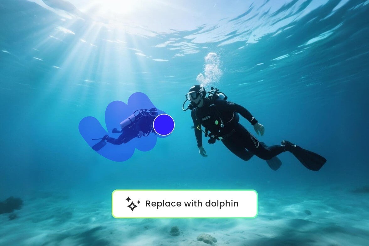 Replace objects in photos with simple text prompts using Fotor AI replace tool