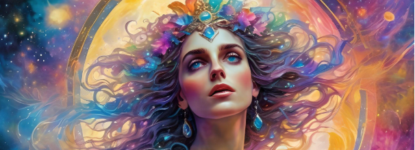 Divine goddess generated by Fotor's AI