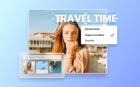 Poster edited using Fotor's design tools